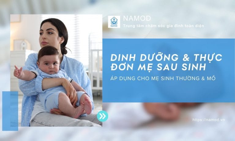 Cẩm nang dinh dưỡng và thực đơn mẹ sau sinh toàn diện