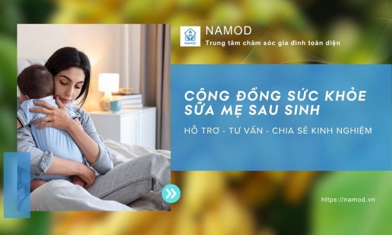 Cộng đồng sức khỏe sữa mẹ sau sinh