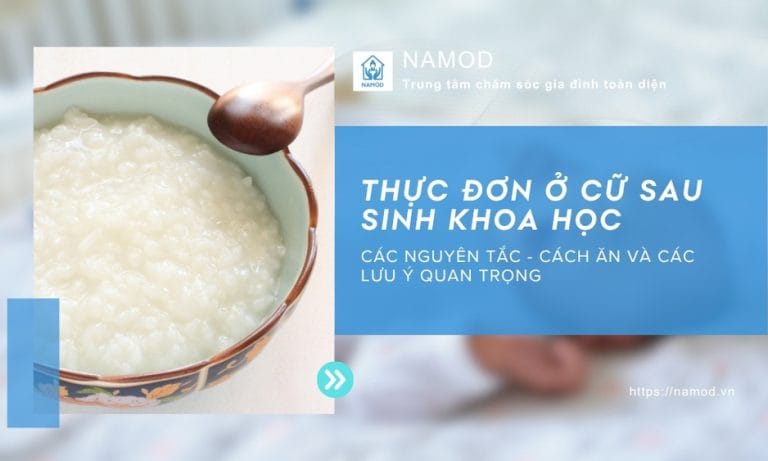 Thực đơn ở cữ cho mẹ sinh thường