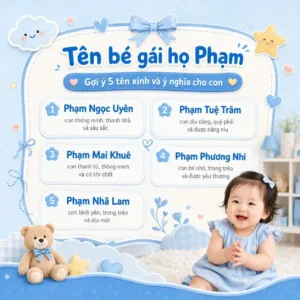 Tên bé gái họ Phạm