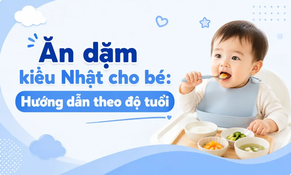 ăn dặm kiểu nhật cho bé