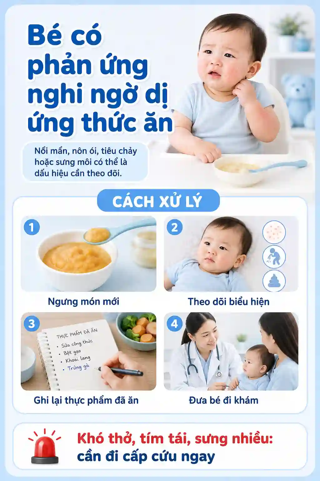 bé dị ứng thức ăn