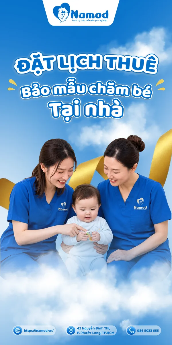 Dịch vụ bảo mẫu chăm bé tại nhà của NAMOD