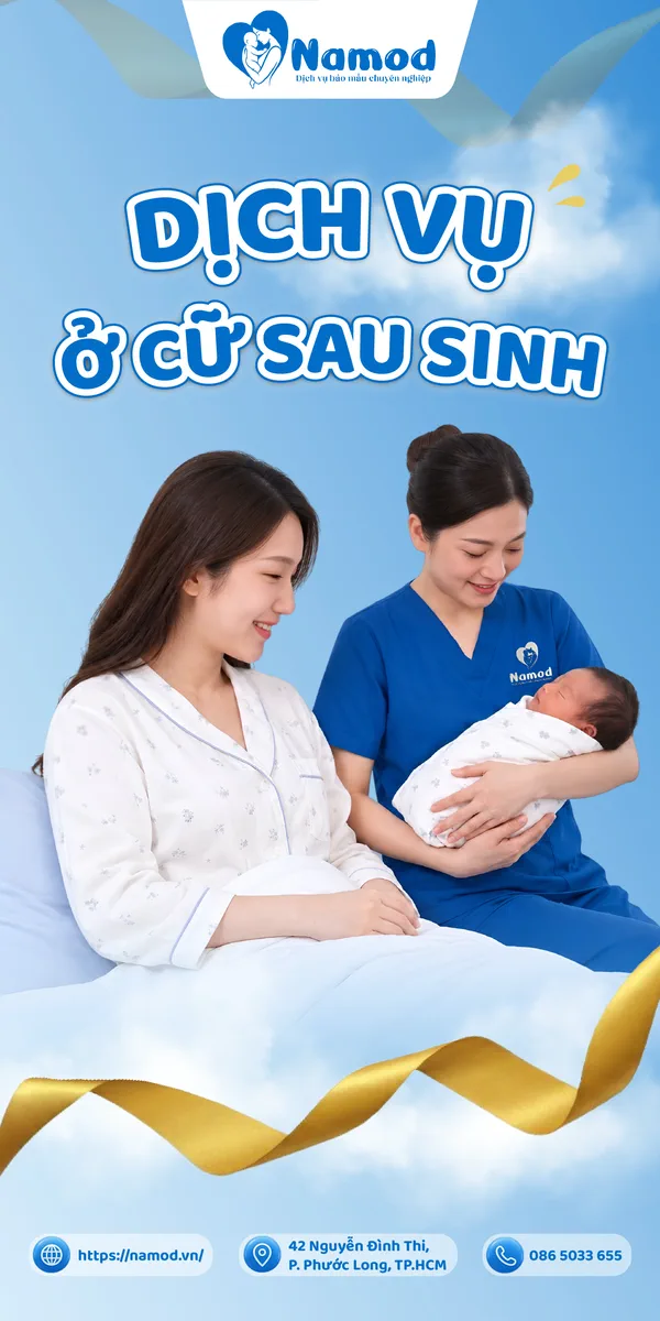 Dịch vụ ở cữ và chăm sóc mẹ sau sinh tại NAMOD